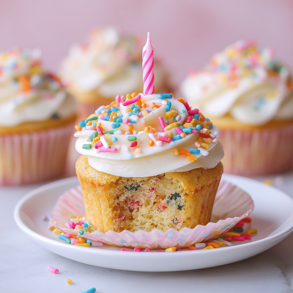 Birthday Cupcakes Recipe - Recipe Image