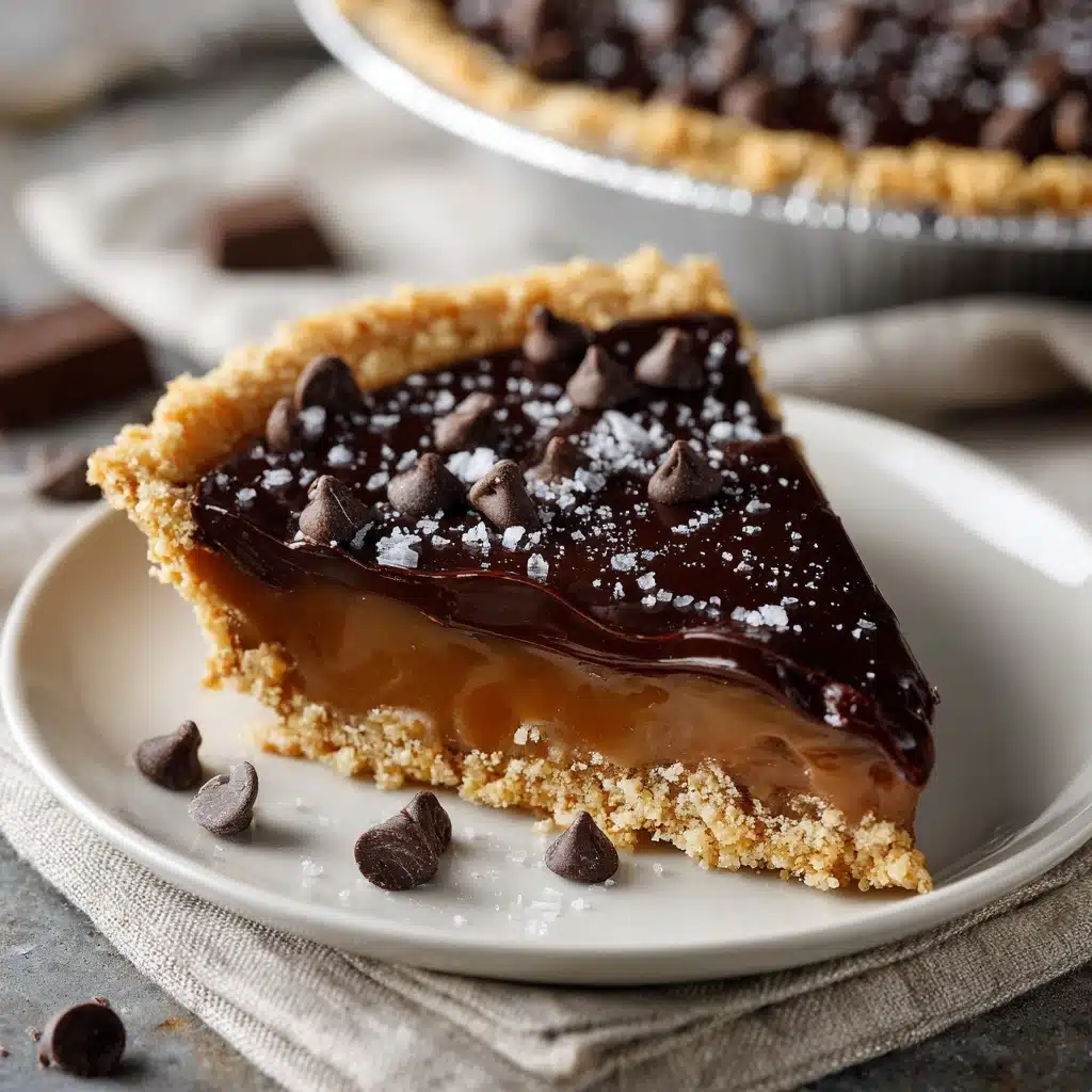 Chocolate Chip Salted Caramel Tart Recipe - Recipe Image