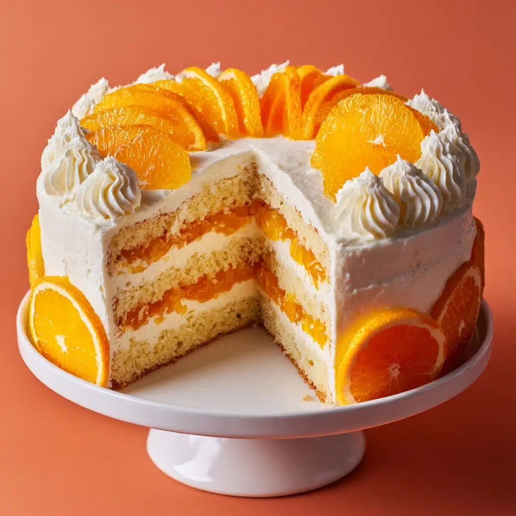 Orange Creamsicle Ice Cream Cake Recipe - Recipe Image