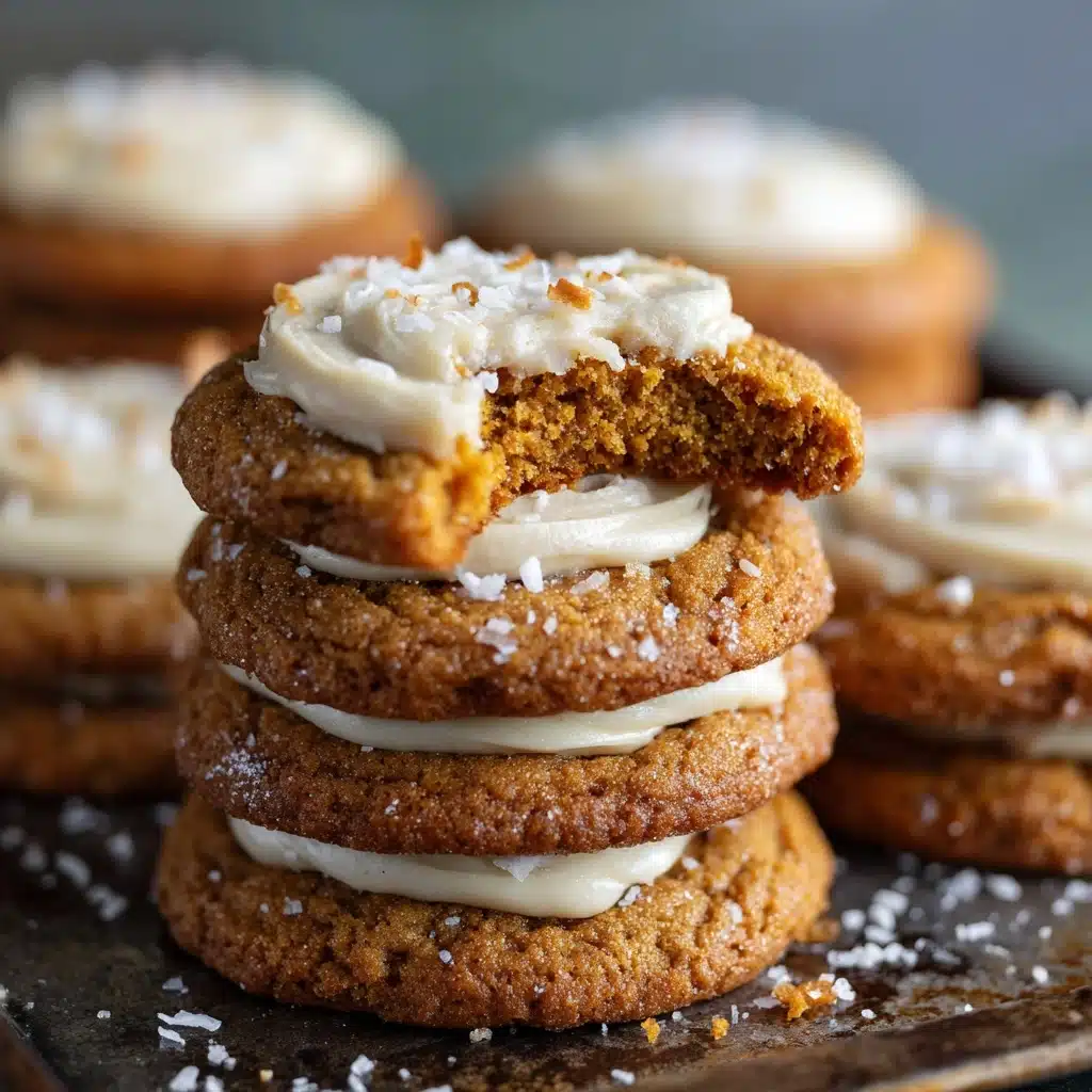 Healthy Soft Pumpkin Cookies with Salted Maple Frosting Recipe