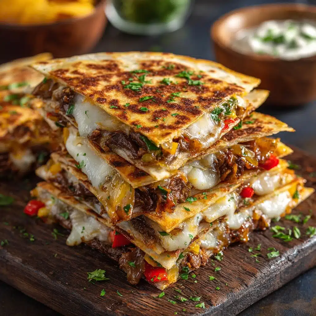 Philly Cheesesteak Quesadilla Recipe