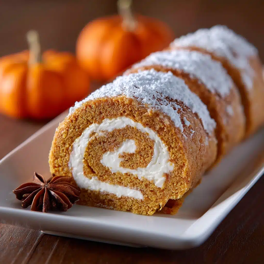 Classic Pumpkin Roll with Cream Cheese Filling Recipe