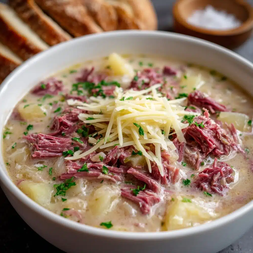 Easy Creamy Reuben Soup Recipe - Recipe Image