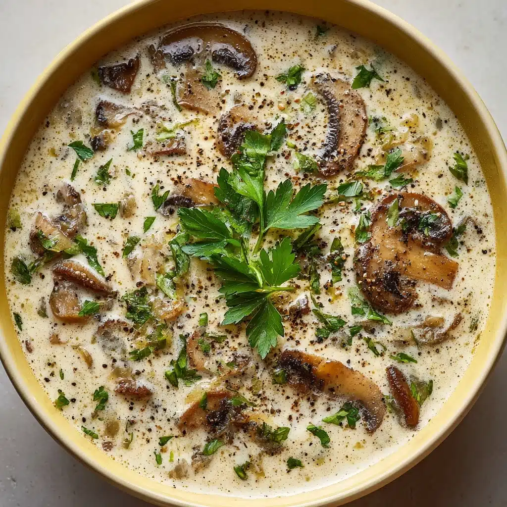 Creamy Mushroom Soup Recipe - Recipe Image