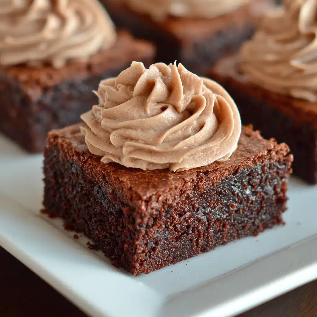 Frosted Coffee Brownies Recipe - Recipe Image