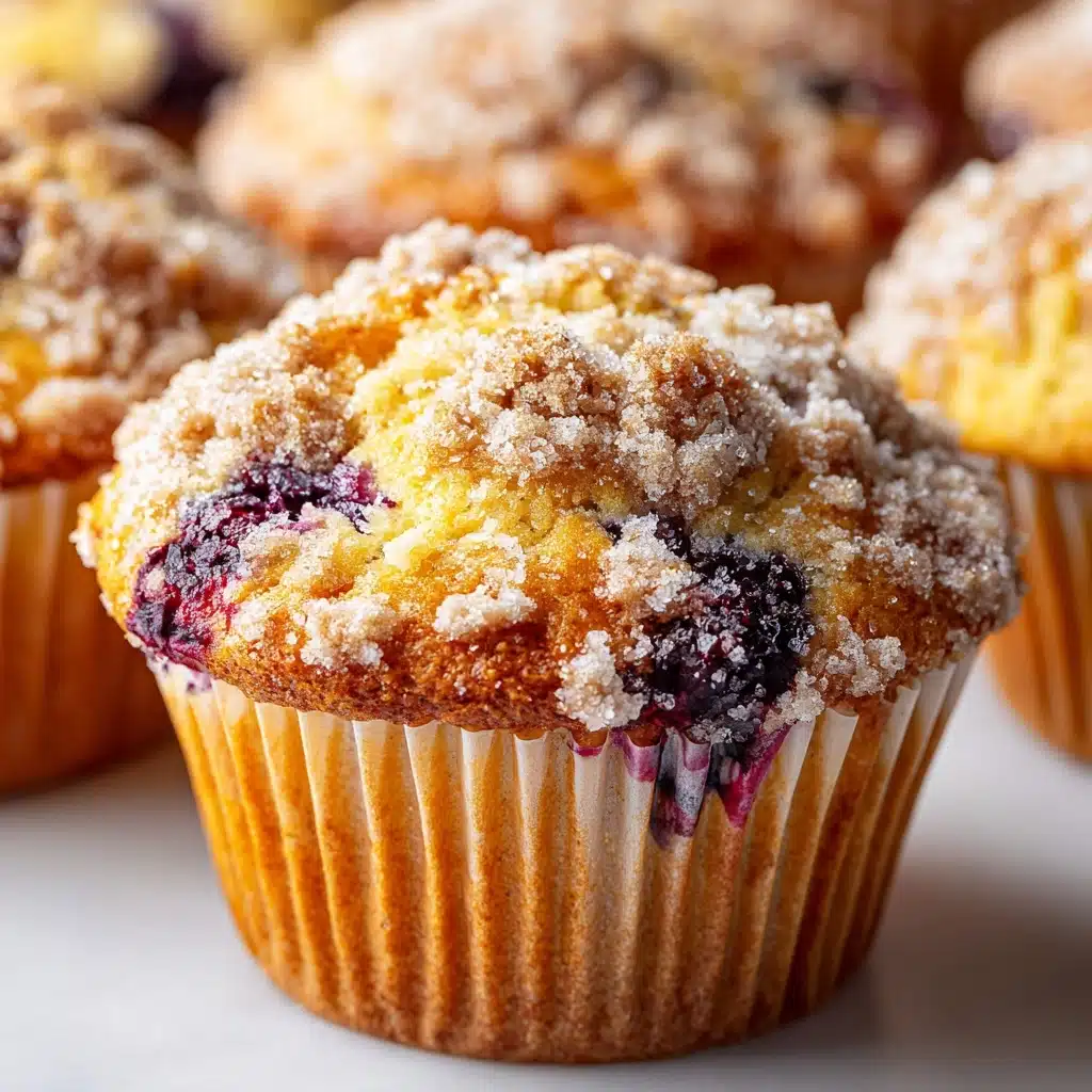 Ultimate Moist & Flavorful Blueberry Muffins Recipe - Recipe Image