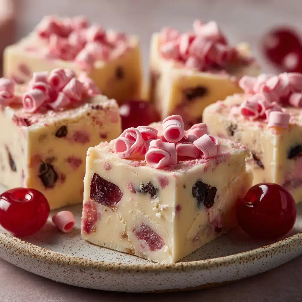 White Chocolate Cherry Fudge Recipe - Recipe Image
