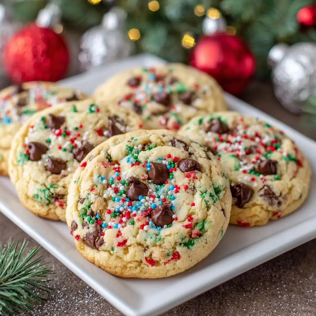 Christmas Chocolate Chip Cookies Recipe - Recipe Image
