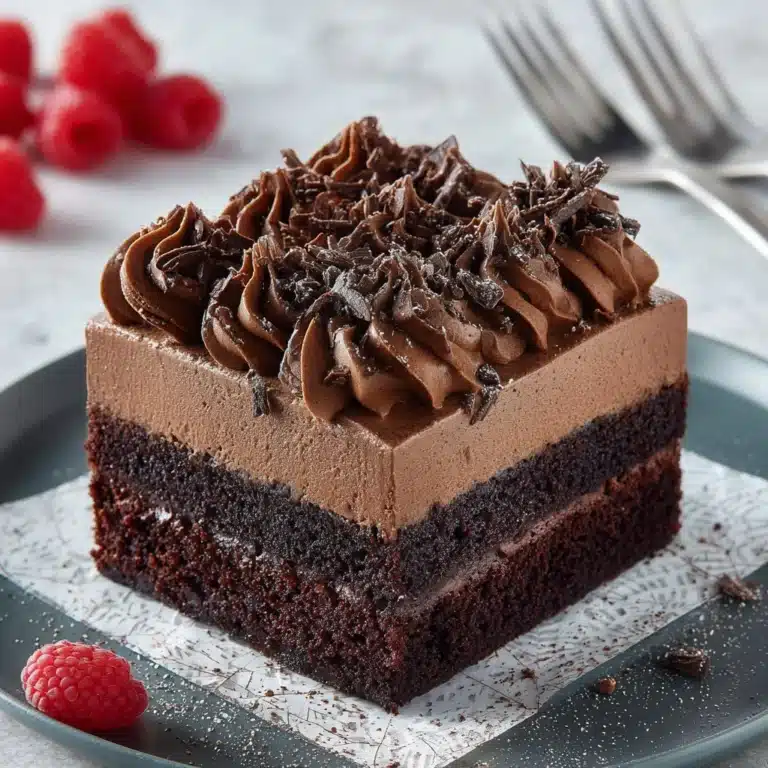 Chocolate Mousse Cake Recipe