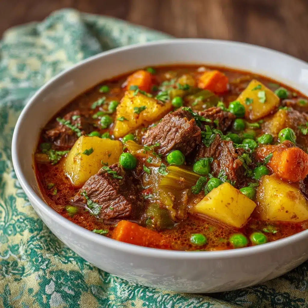 My Mom’s Old-Fashioned Vegetable Beef Soup Recipe - Recipe Image