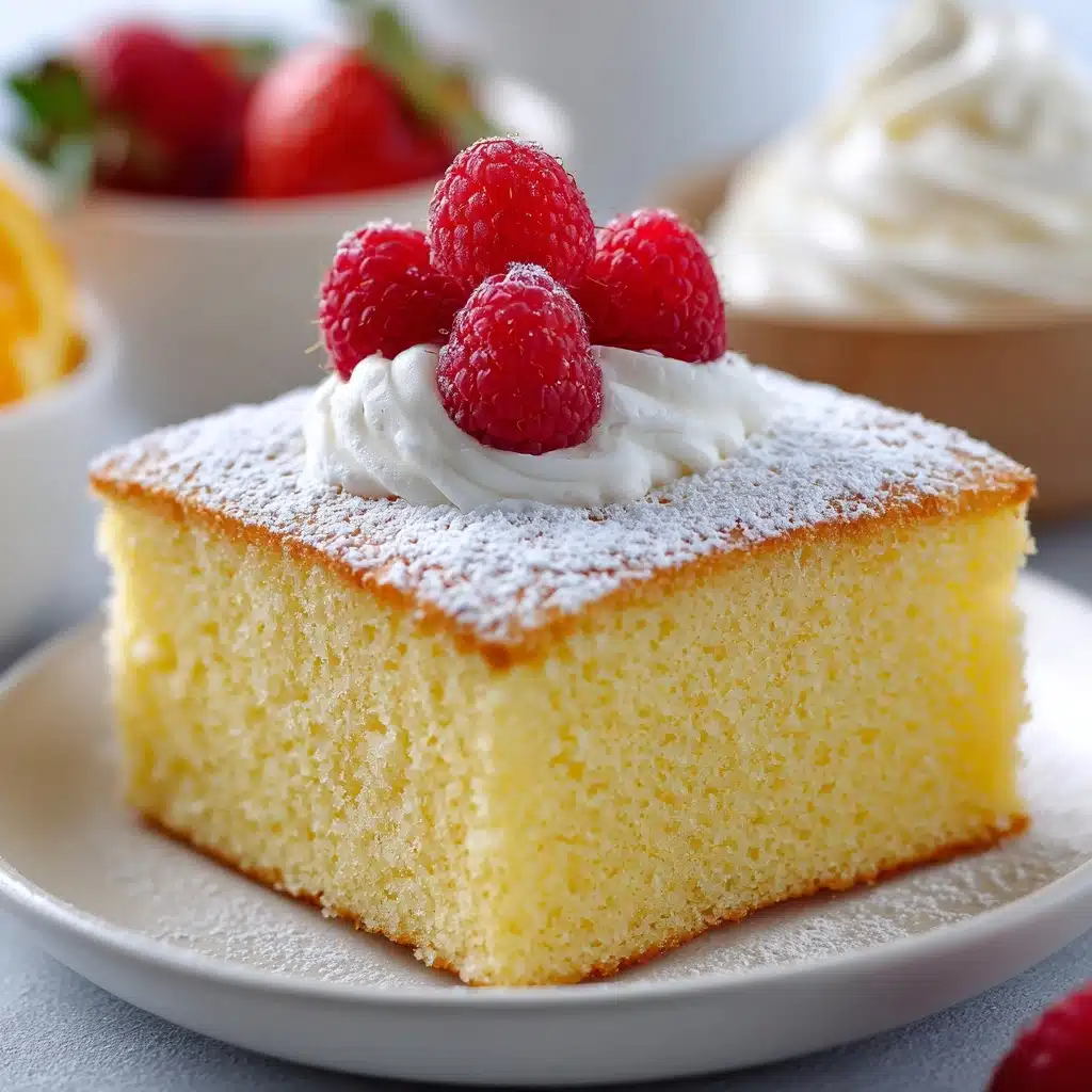 Hot Milk Cake Recipe - Recipe Image