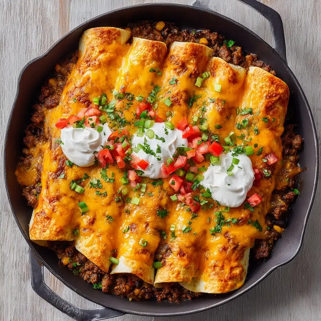 Beef Skillet Enchiladas Recipe - Recipe Image