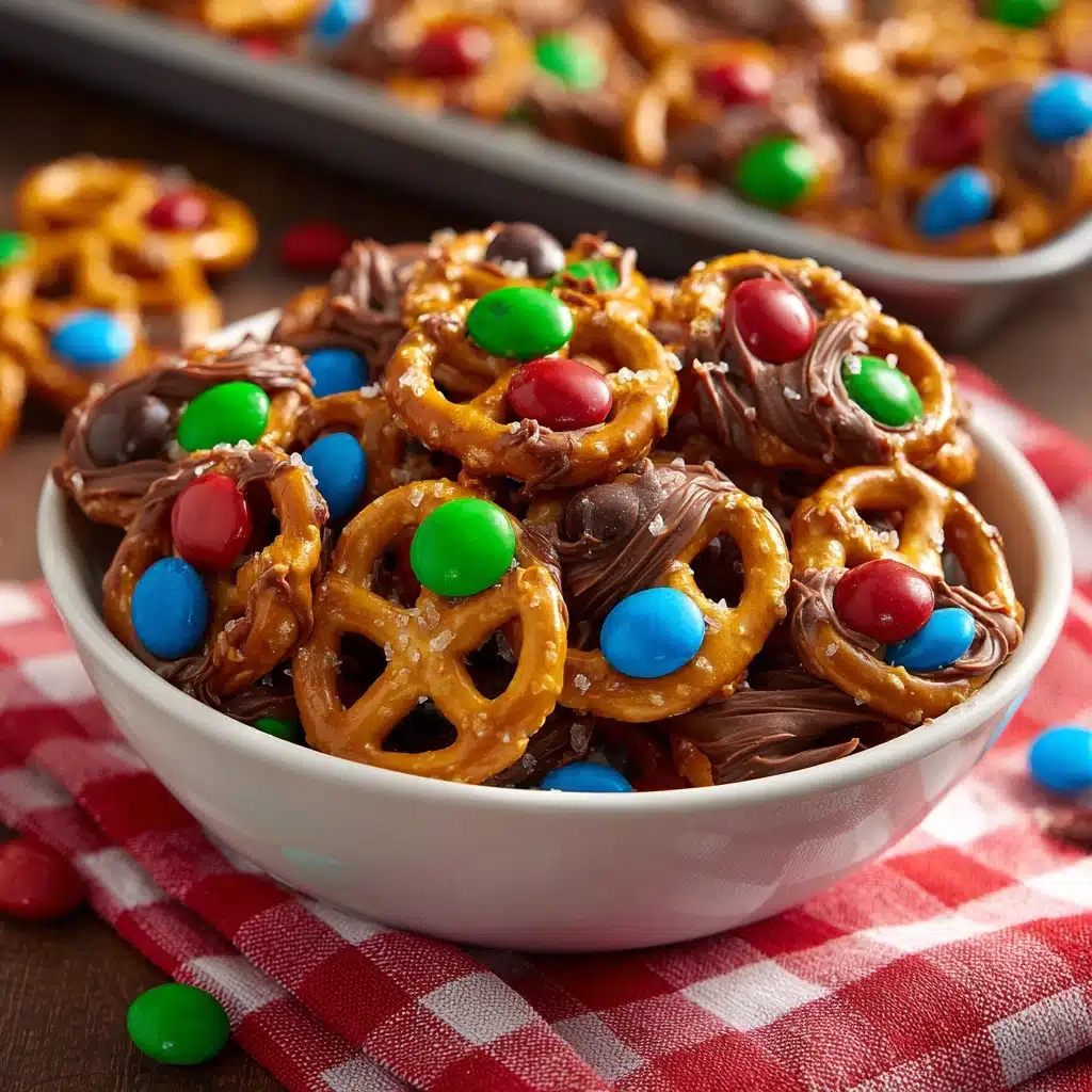 Rolo Pretzels with M&M Candies Recipe