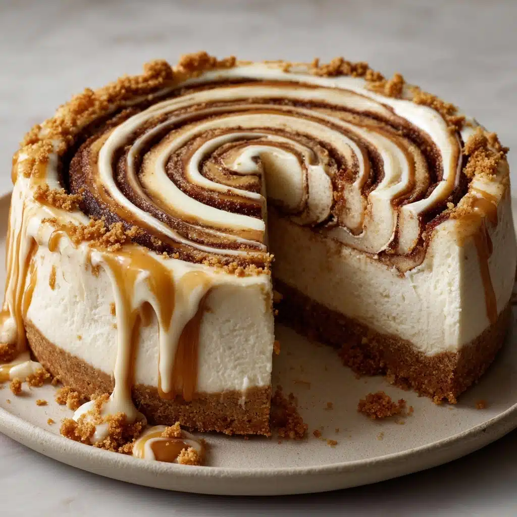 Cinnamon Roll Honeybun Cheesecake Recipe