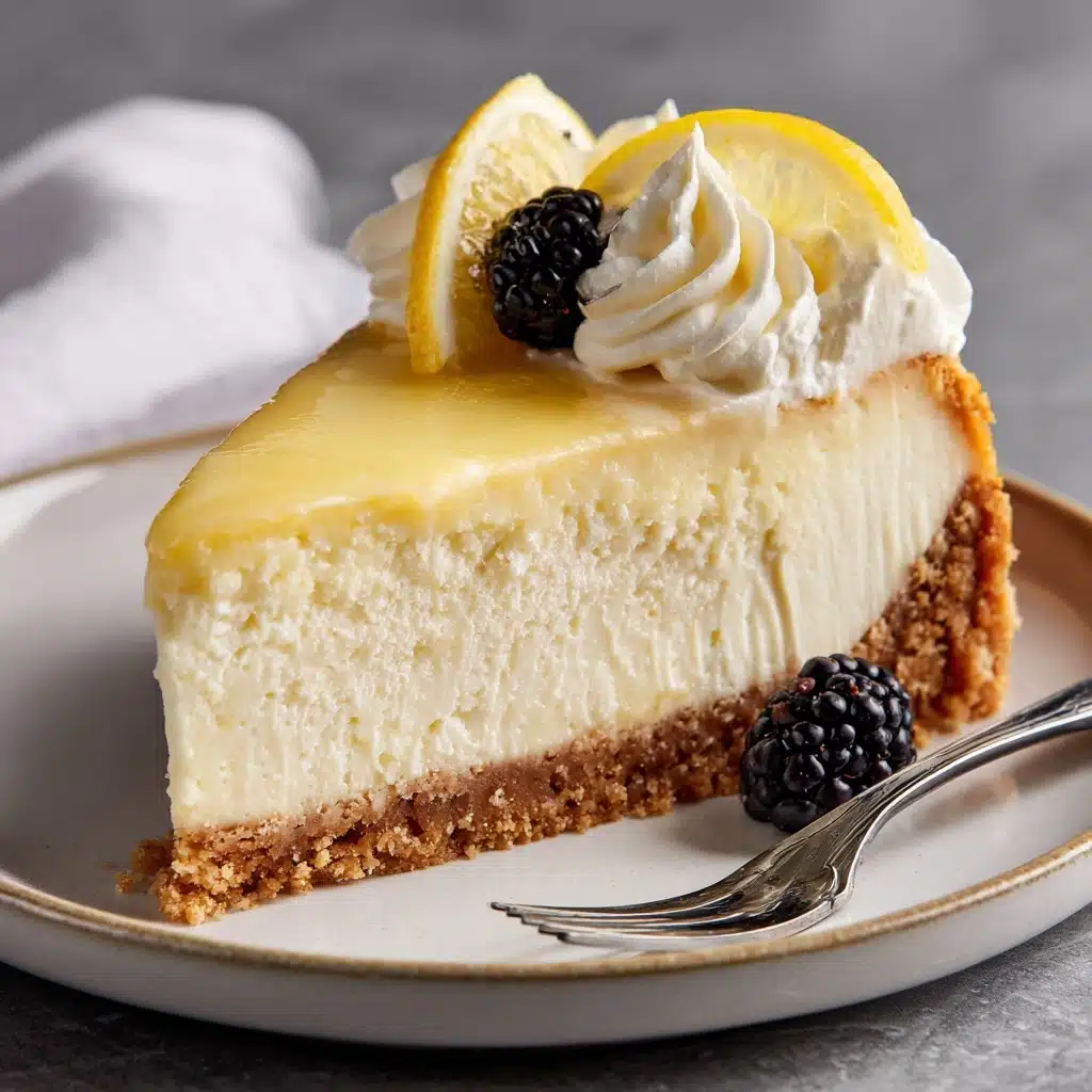 No-Bake Lemon Cheesecake Recipe - Recipe Image