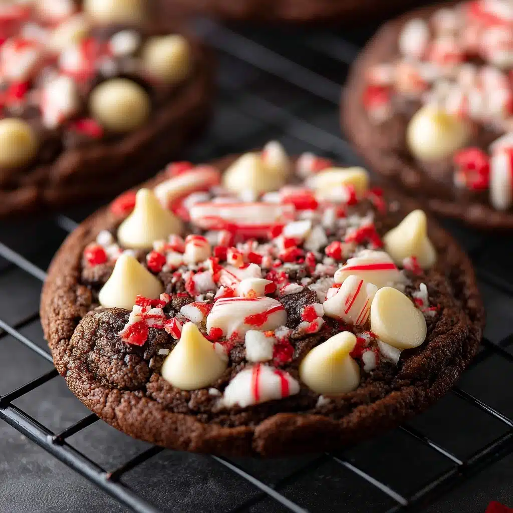 Peppermint Hot Chocolate Cookies Recipe - Recipe Image
