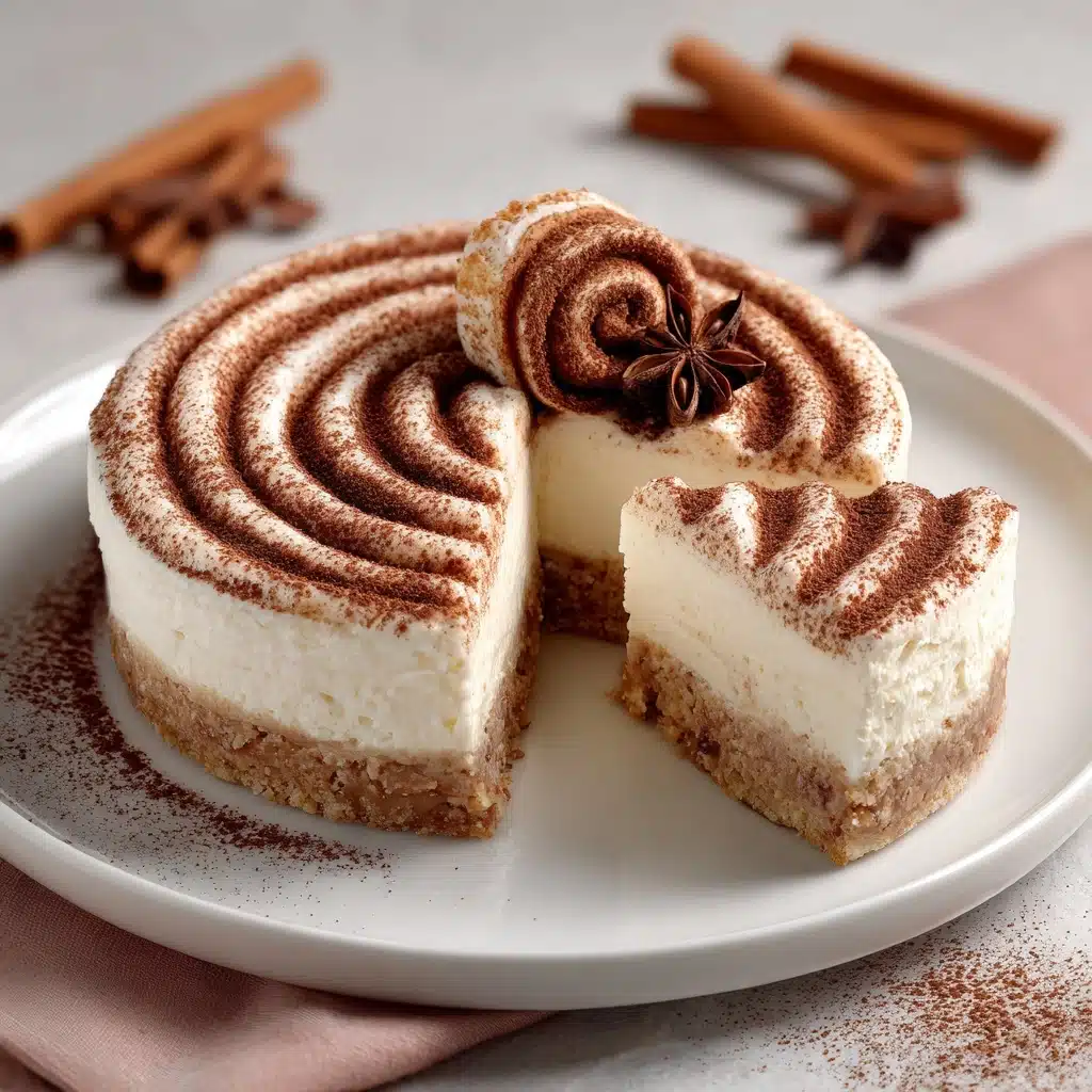 Cinnamon Roll Cheesecake Recipe - Recipe Image