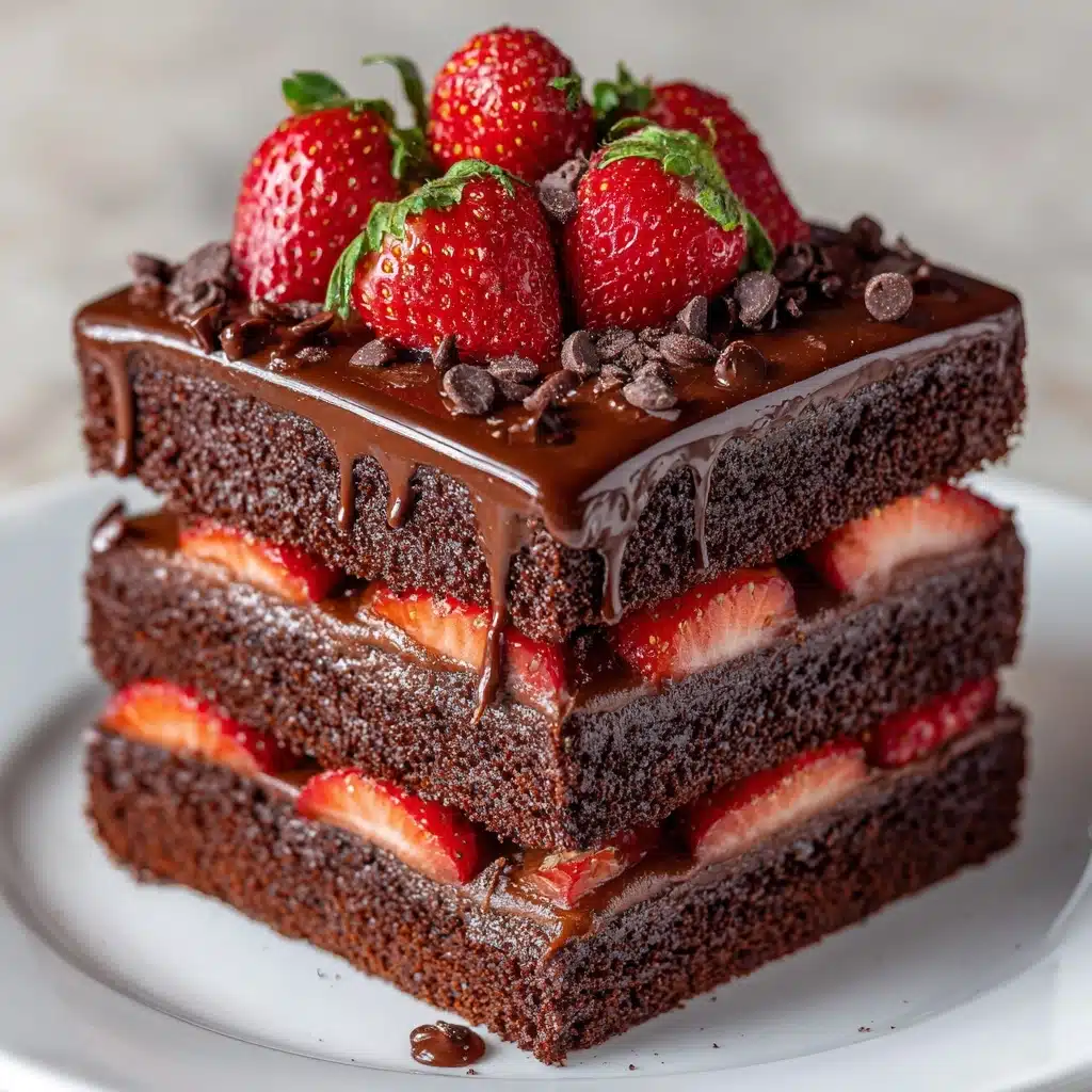 Chocolate Covered Strawberry Cake Recipe