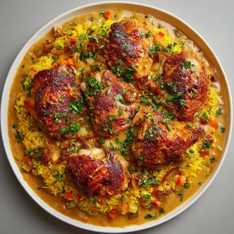 Smothered Chicken and Rice Recipe
