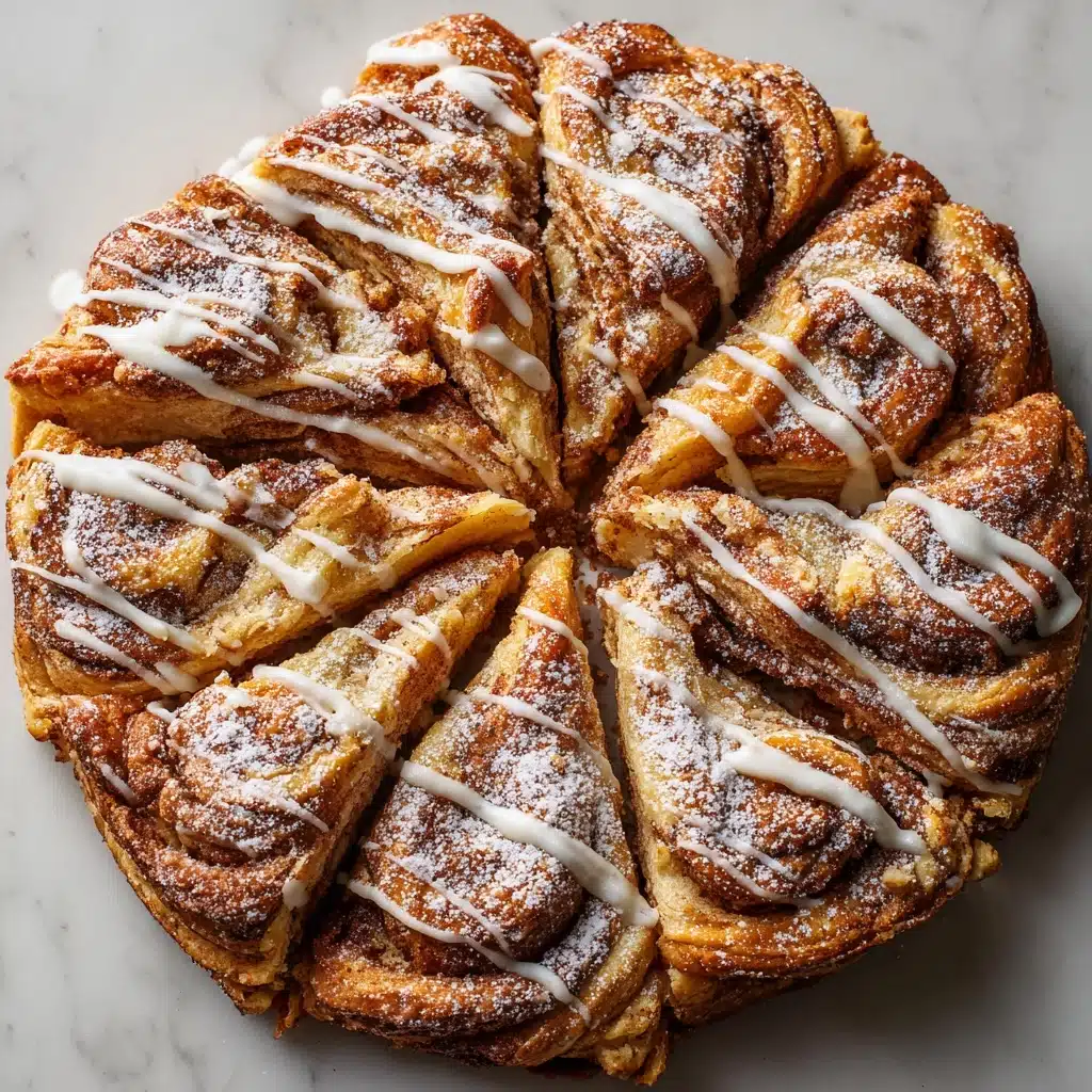 Cinnamon-Sugar Pizza Made with Crescent Rolls Recipe