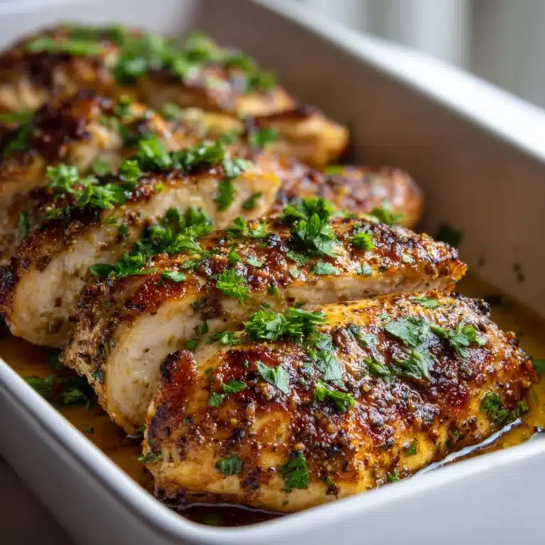 Garlic Boneless Baked Chicken Breast Recipe