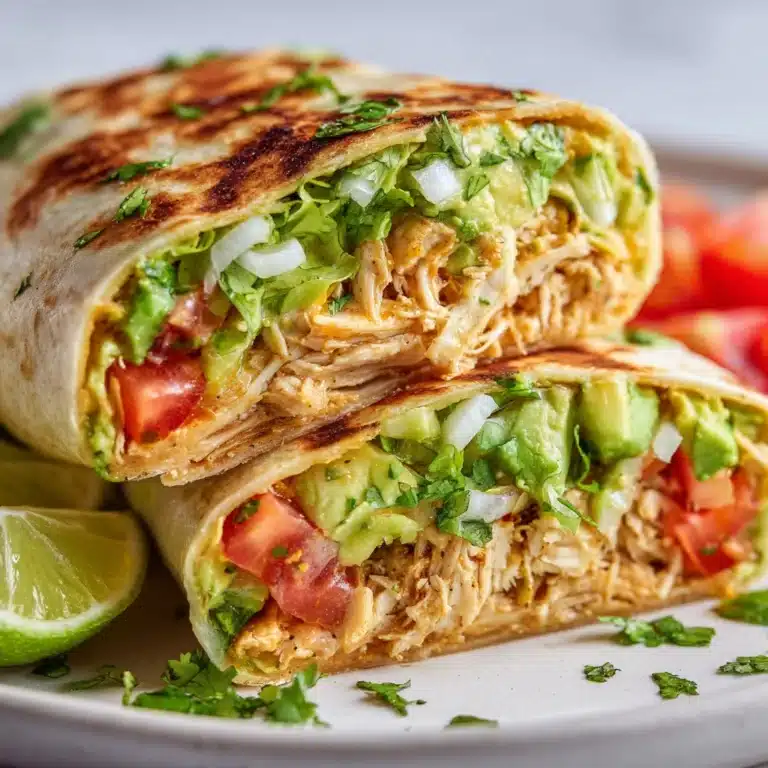 Chicken Avocado Ranch Burritos Recipe