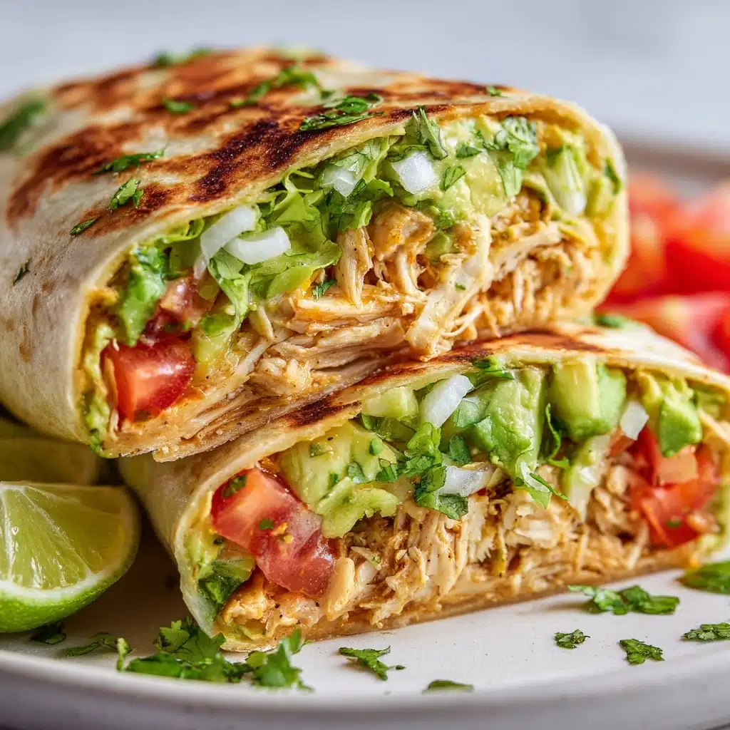 Chicken Avocado Ranch Burritos Recipe - Recipe Image