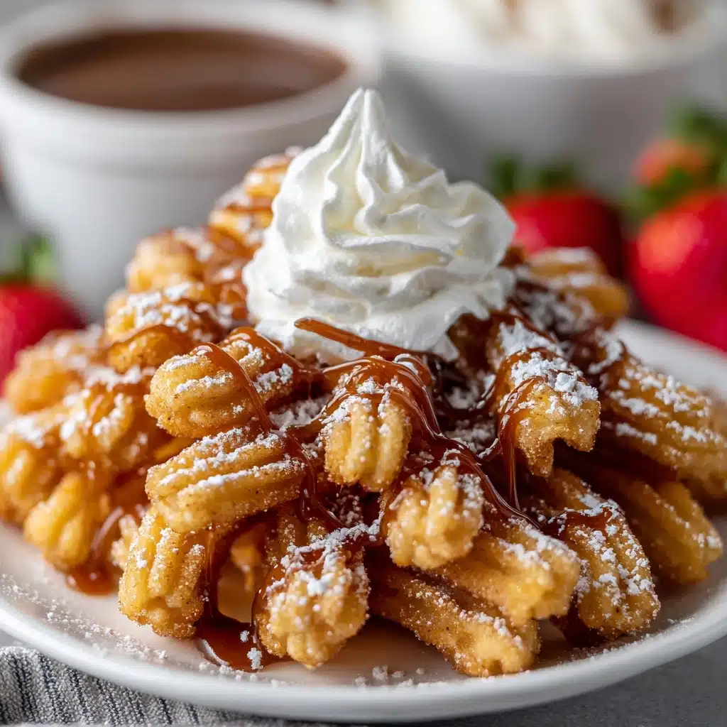 Easy Funnel Cake Fries Recipe - Recipe Image
