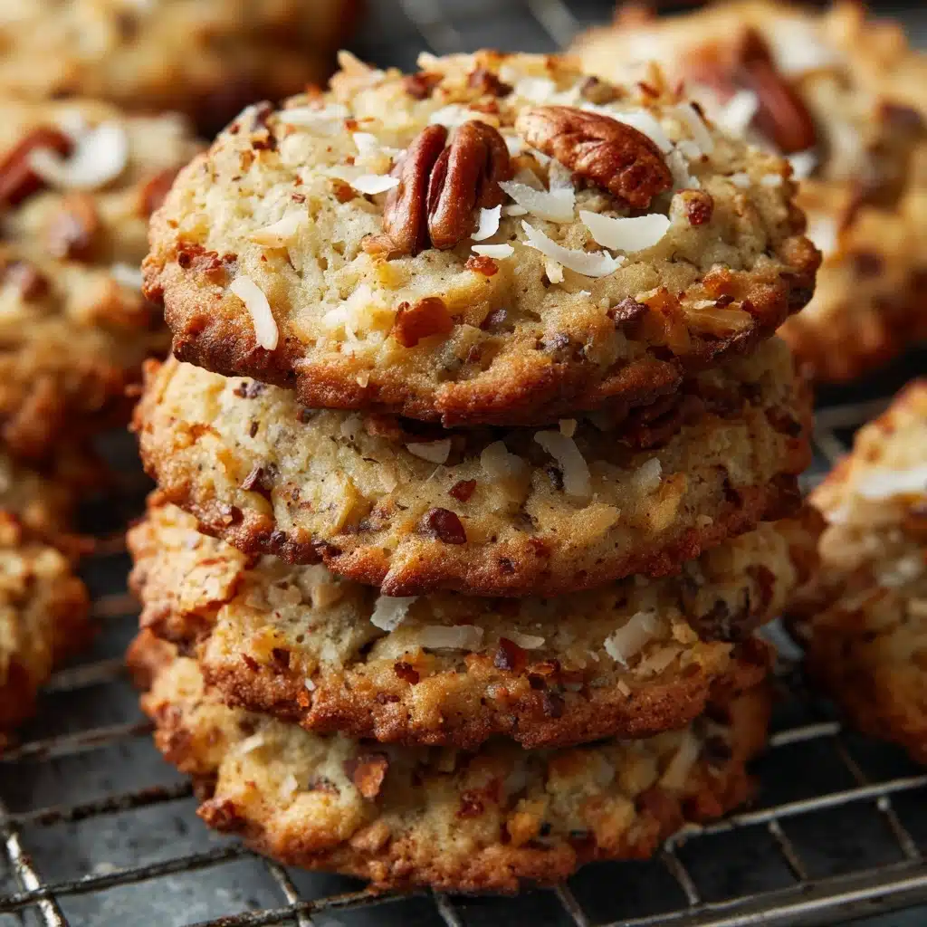 Chocolate Pecan Coconut Cookies Recipe - Recipe Image
