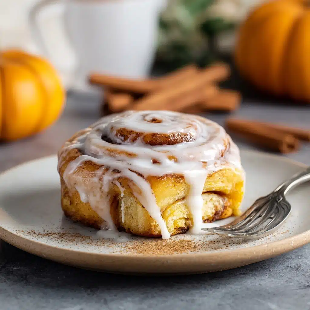 Pumpkin Cinnamon Rolls Recipe - Recipe Image