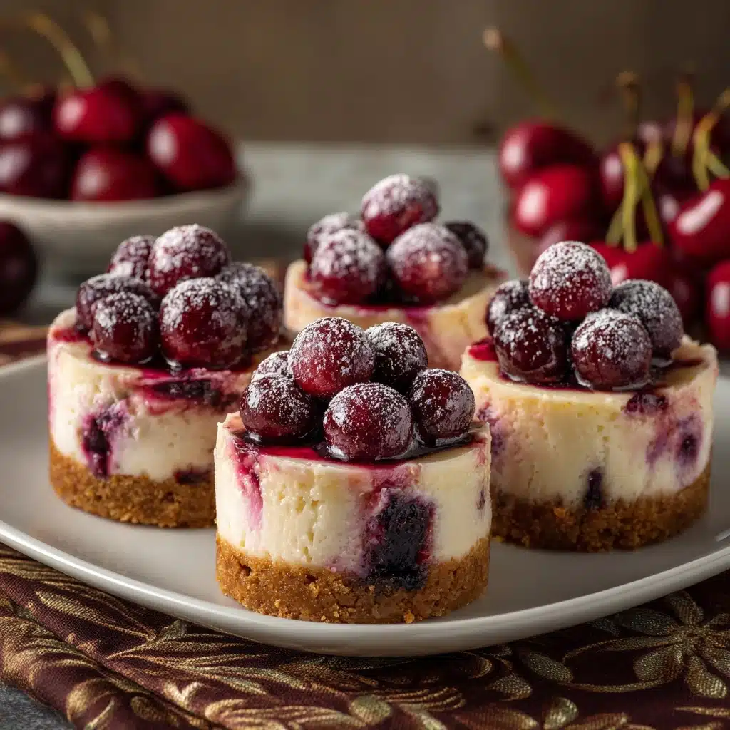 Mini Cranberry Cheesecakes Recipe - Recipe Image