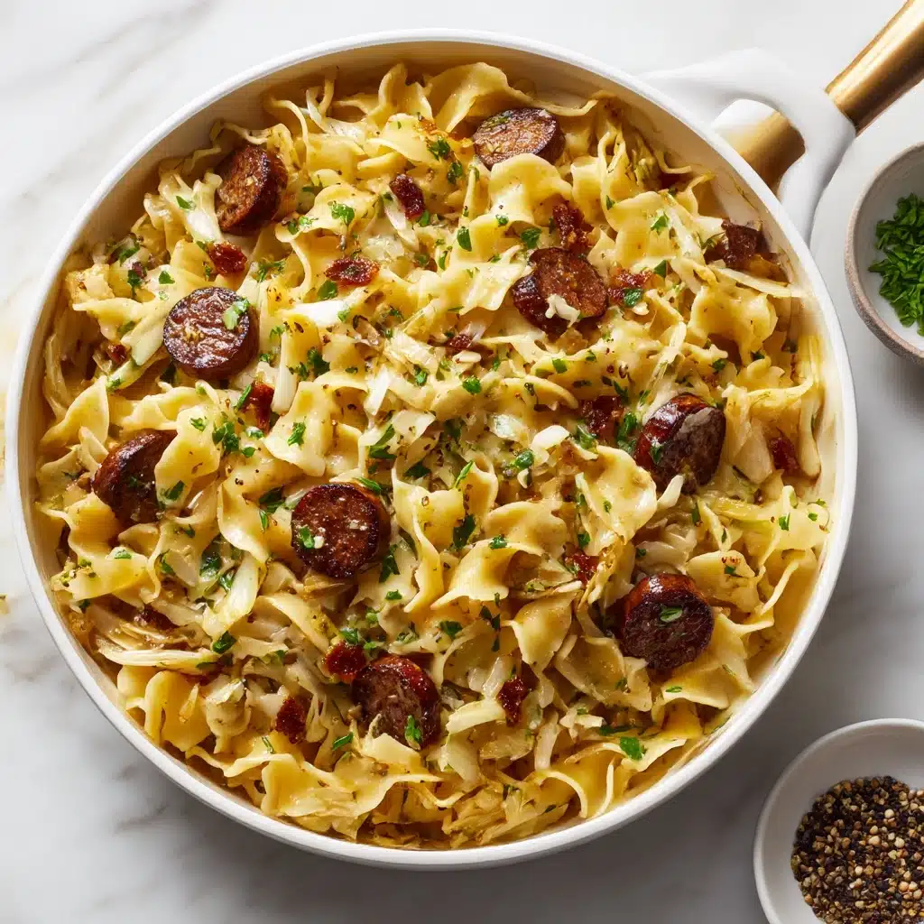 Kielbasa and Cabbage Noodles Recipe - Recipe Image