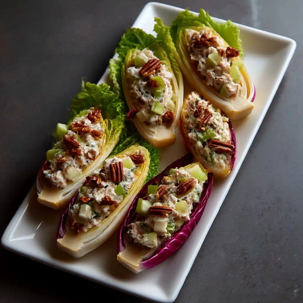 Chicken, Apple & Gorgonzola Salad on Endive Recipe - Recipe Image