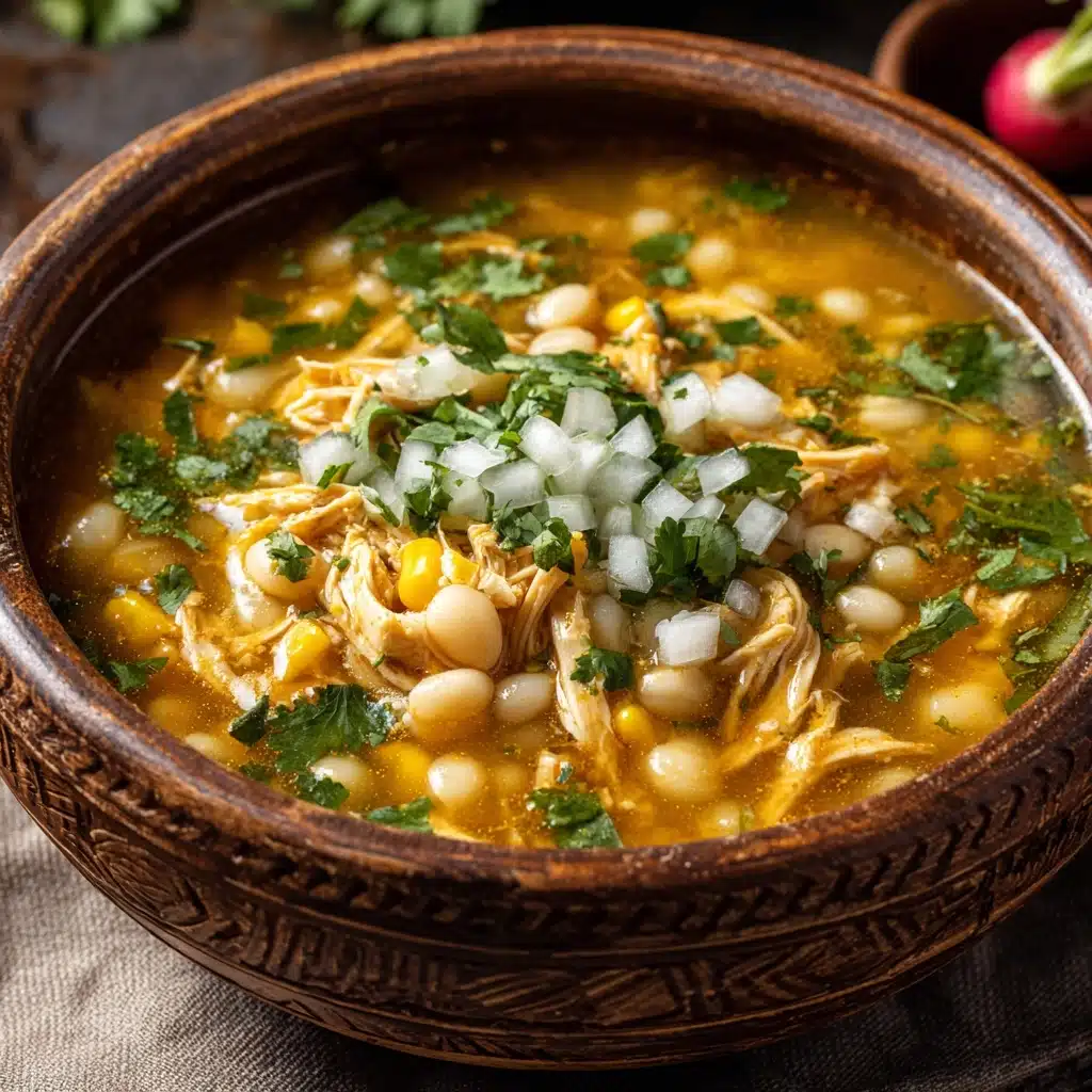 Red Chicken Pozole Soup Recipe - Recipe Image