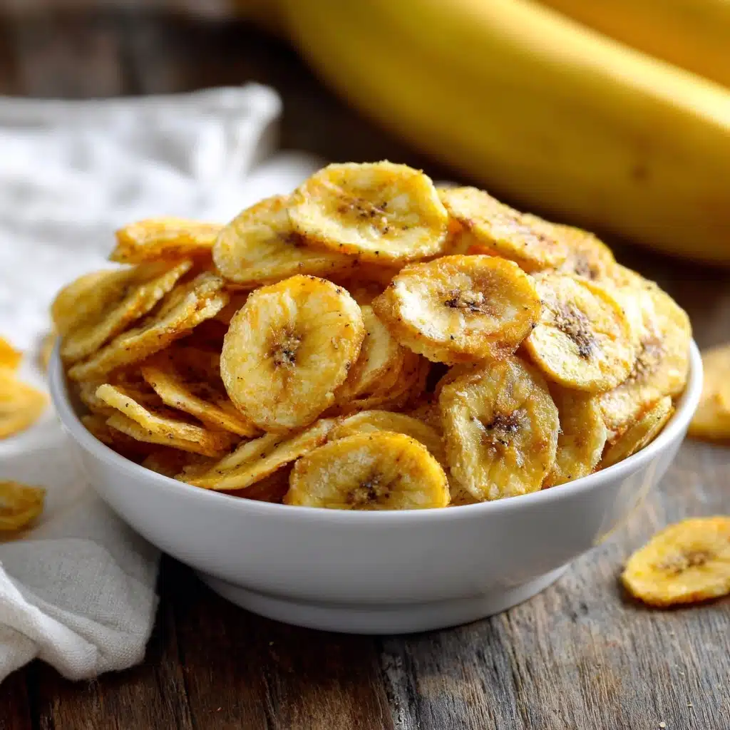 Cinnamon-Sugar Air Fryer Banana Chips Recipe - Recipe Image
