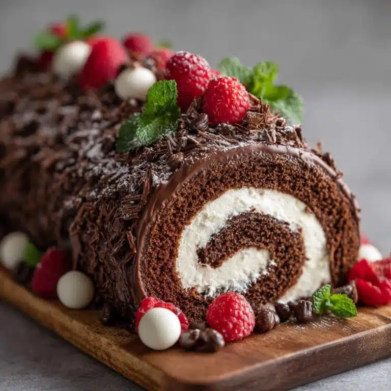 Choco Swiss Roll Delight Recipe