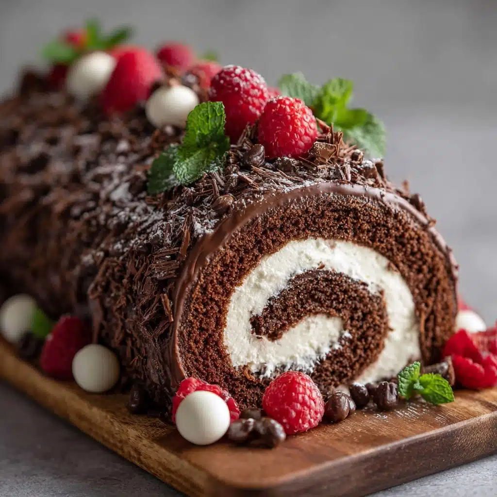 Choco Swiss Roll Delight Recipe - Recipe Image