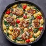 Garlic Chicken Gnocchi Skillet Recipe