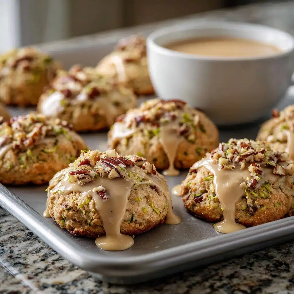 Zucchini Bread Cookies with Brown Butter Glaze Recipe - Recipe Image