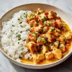 Creamy Smothered Chicken and Rice Recipe