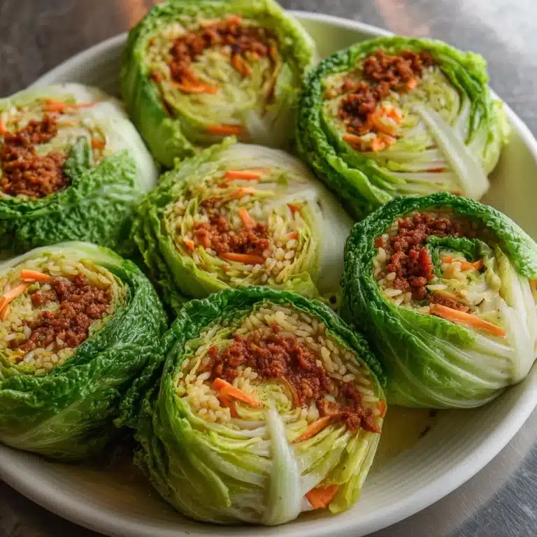 Italian Stuffed Cabbage Rolls Recipe