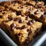 Peanut Butter Chocolate Chip Cookie Bars Recipe