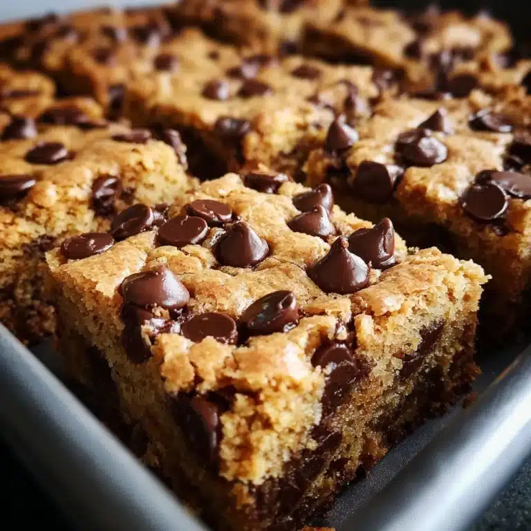Peanut Butter Chocolate Chip Cookie Bars Recipe
