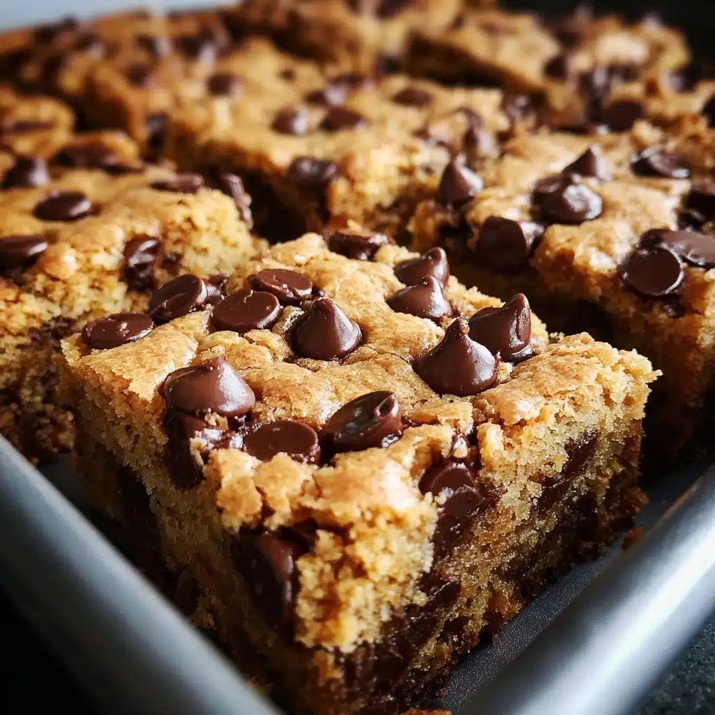 Peanut Butter Chocolate Chip Cookie Bars Recipe - Recipe Image