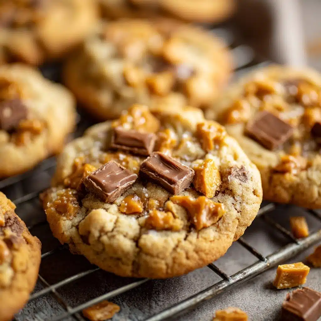 Chewy Peanut Butter Butterfinger Cookies Recipe