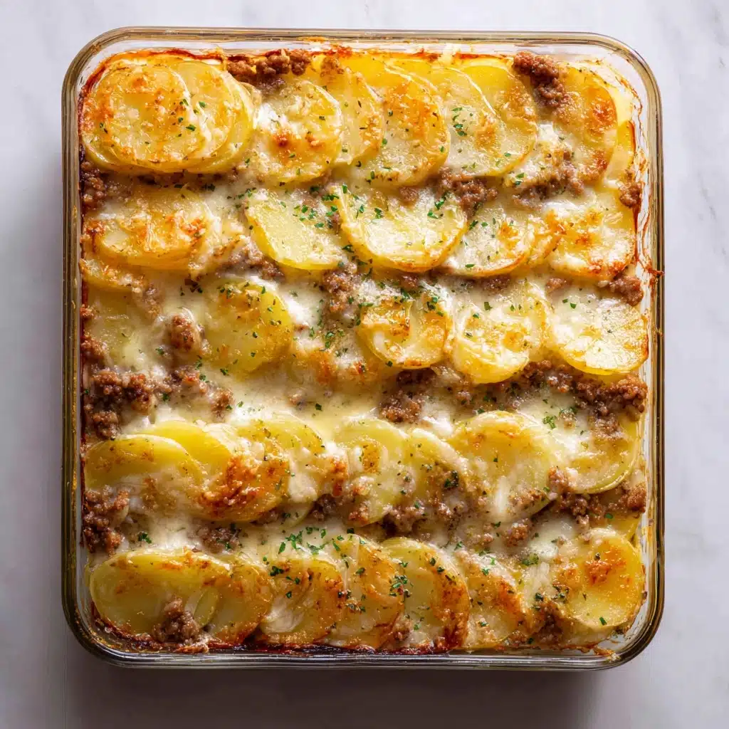 Meat & Potato Casserole Recipe - Recipe Image