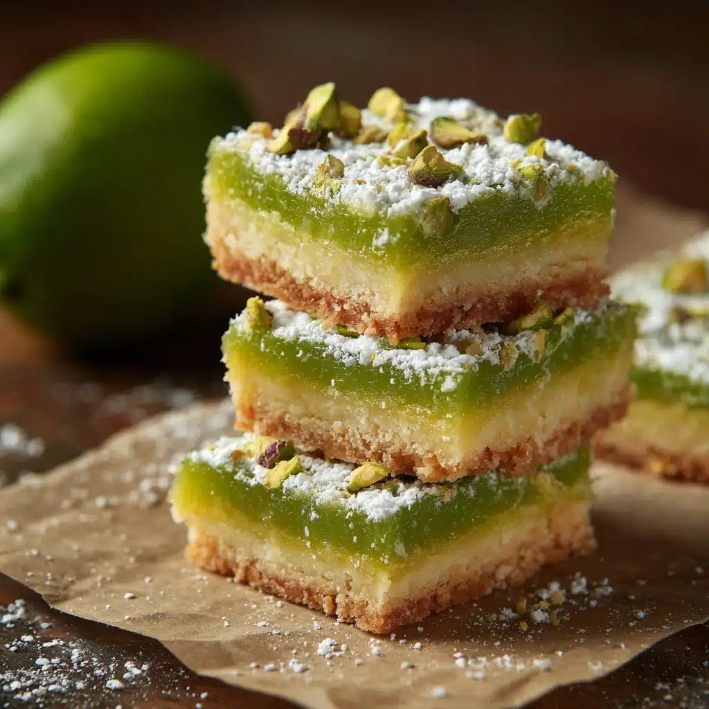 Pistachio Pudding Sugar Cookie Bars Recipe - Recipe Image