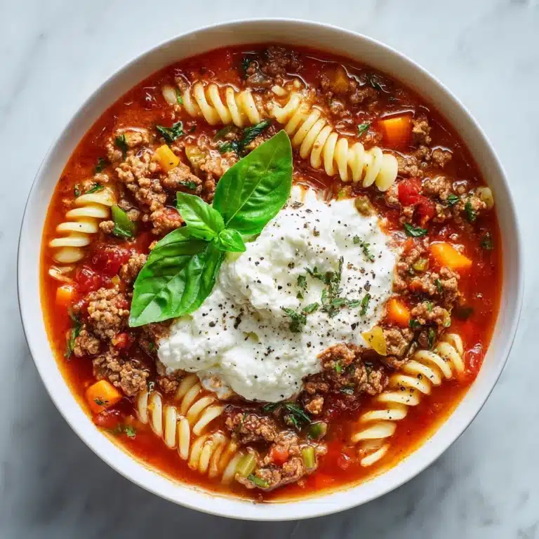 Easy Lasagna Soup Recipe
