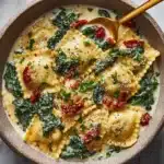 Creamy Tuscan Ravioli Recipe