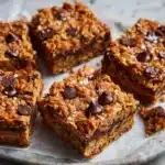 Healthy Chocolate Chip Oatmeal Bars Recipe